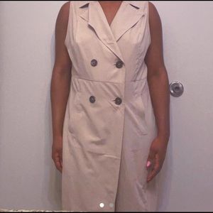 Tan Colored Shirt Dress